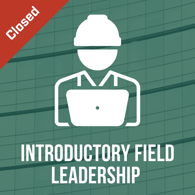 WMCI's Introductory Field Leadership Course is now closed.