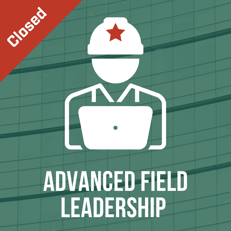WMCI's Advanced Field Leadership Course is now closed