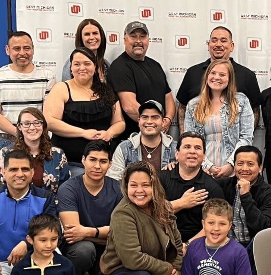 group graduating from WMCI ESL class