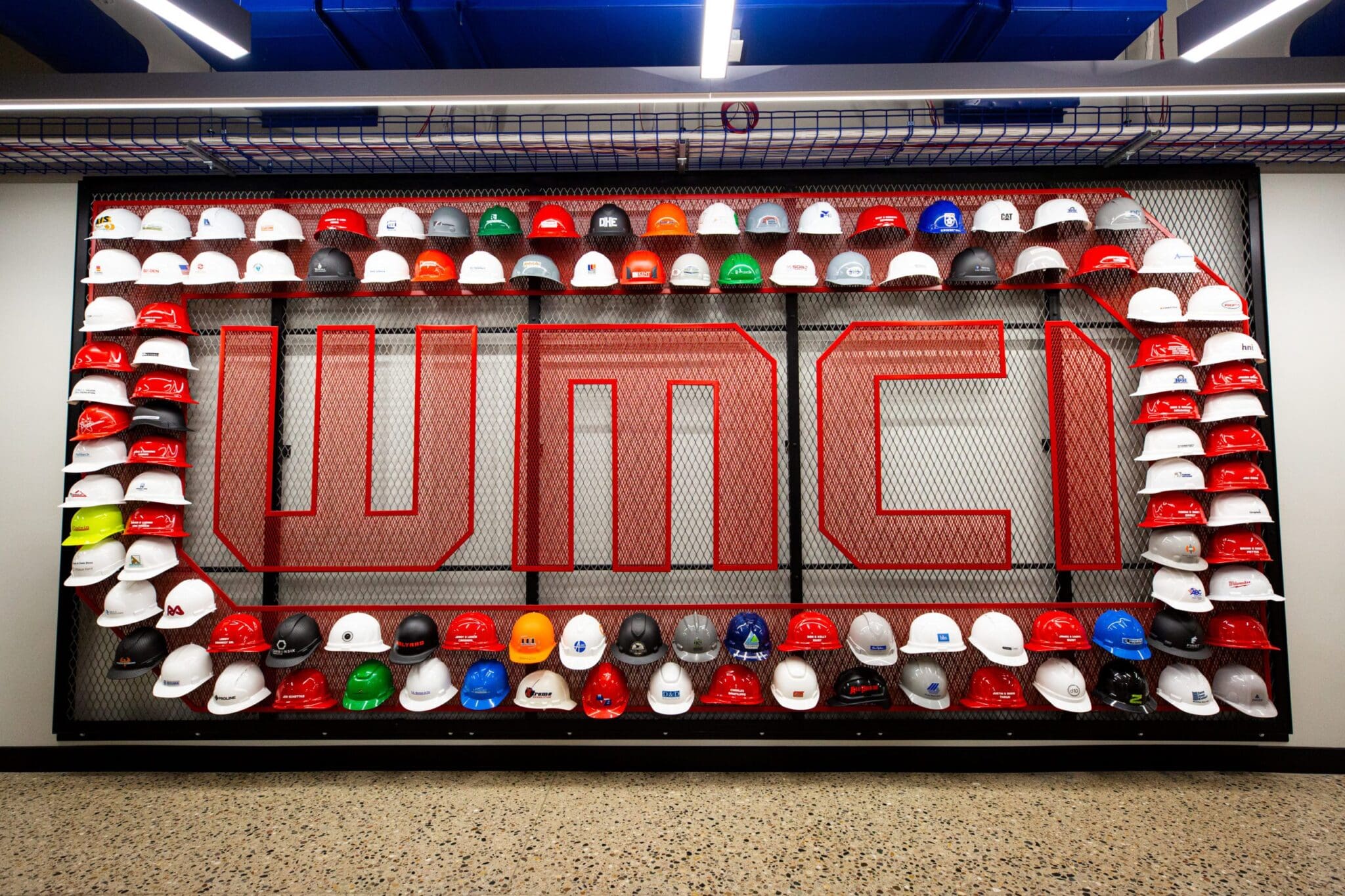 WMCI Hard Hat Wall