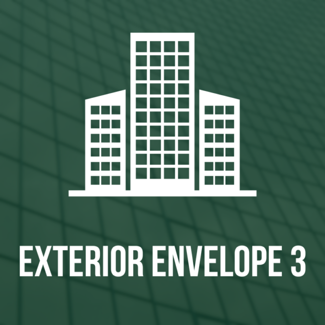 WMCI's exterior envelope 3 course.