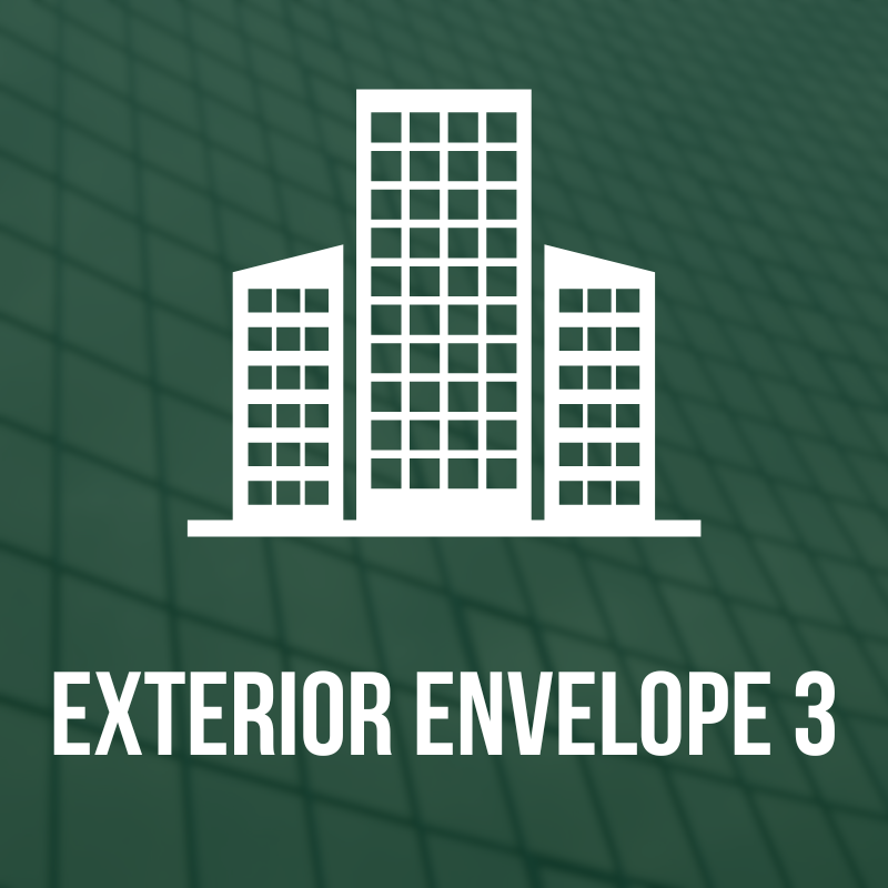 WMCI's exterior envelope 3 course.