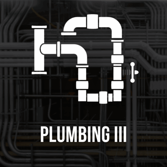 Course thumbnail for WMCI's higher level commercial construction plumbing 3 training.
