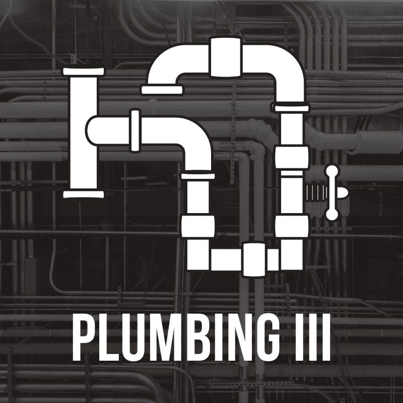 Course thumbnail for WMCI's higher level commercial construction plumbing 3 training.