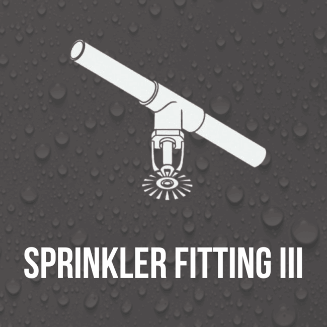 WMCI course header for level 3 sprinkler fitting course