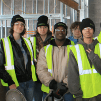 A group of High School WMCI students