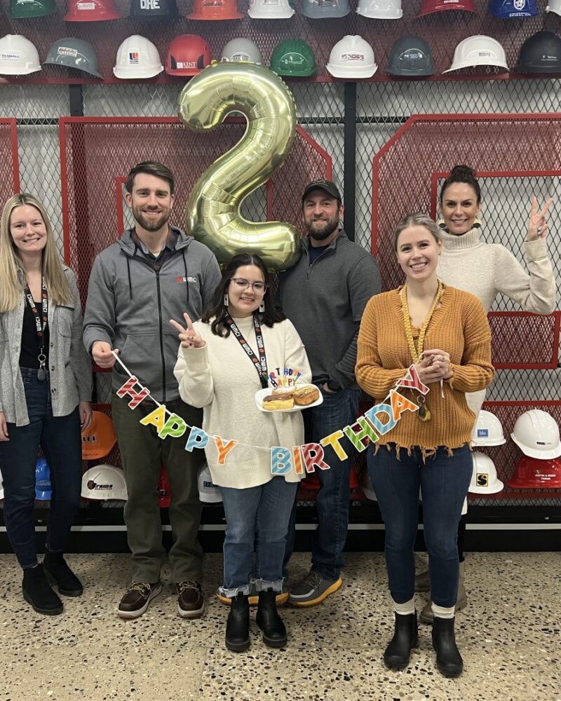 WMCI Staff Members celebrating the institute's 2nd anniversary