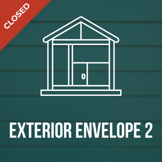 WMCI's Exterior Envelope 2 course is now closed.