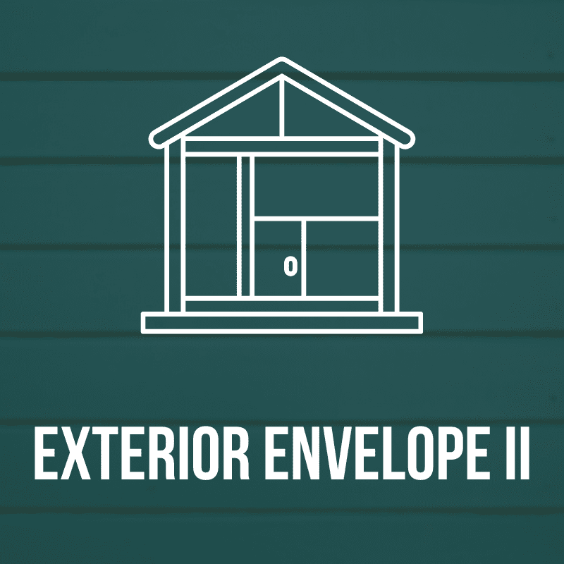 WMCI course thumbnail for the Exterior Envelope level 2 course.