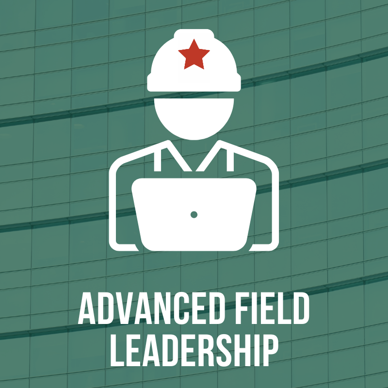 Course header for the west michigan construction institute's Advanced Field Leadership course.