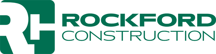 Horizontal logo for Rockford Construction