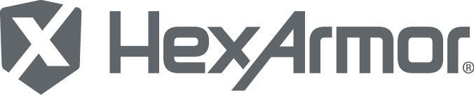 HexArmor logo: shield emblem with an X and the word HexArmor.